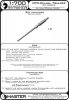 Master SM-700-049 OTO-Melara 76 mm/62 (3in) gun barrels (2pcs) - Used on OHP class frigate and many other modern warship classes 1:700